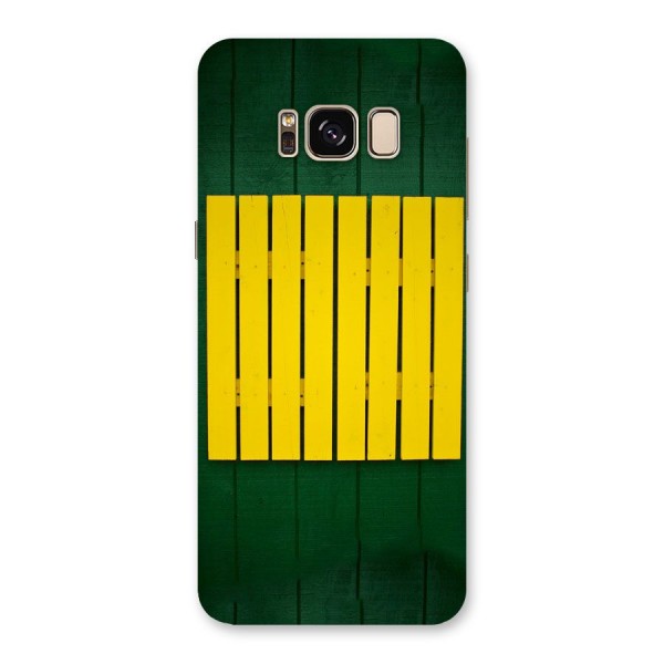 Yellow Fence Back Case for Galaxy S8