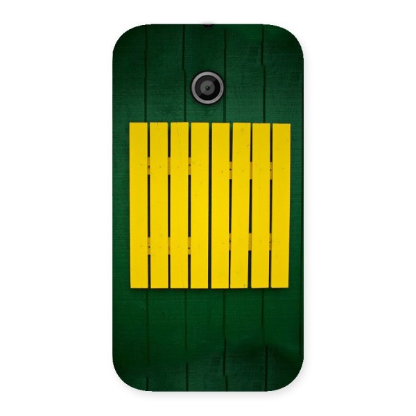 Yellow Fence Back Case for Moto E