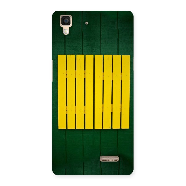 Yellow Fence Back Case for Oppo R7