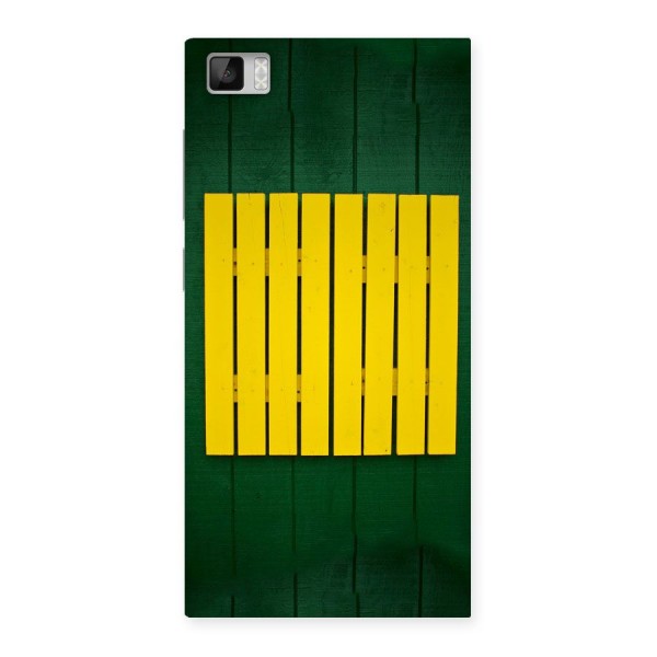 Yellow Fence Back Case for Xiaomi Mi3