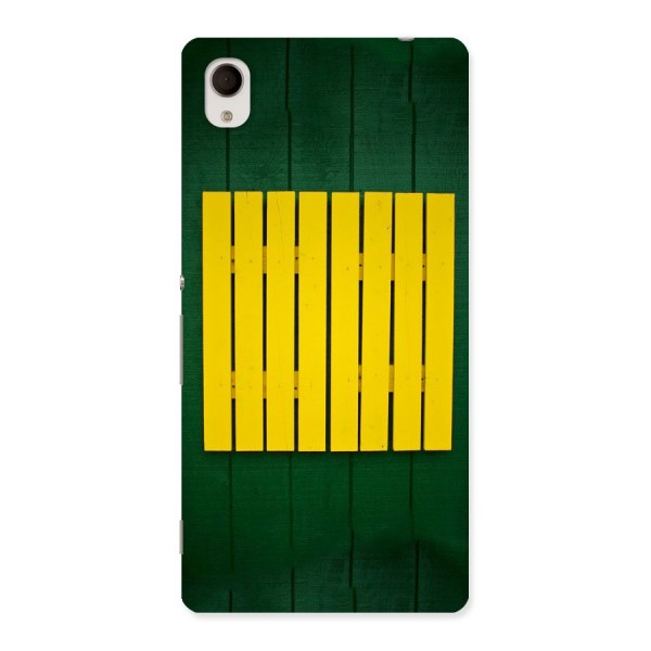 Yellow Fence Back Case for Xperia M4 Aqua