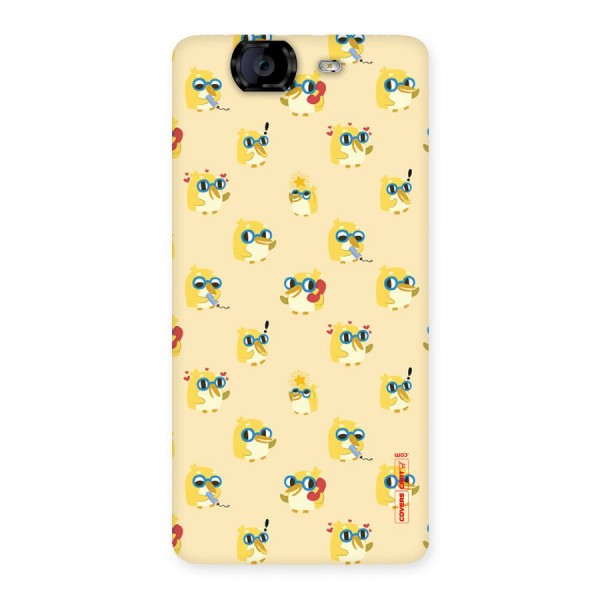 Yellow Parrot Back Case for Canvas Knight A350