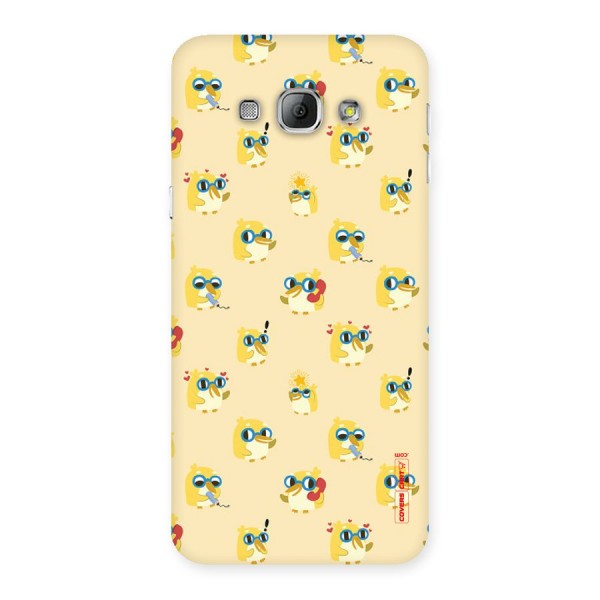 Yellow Parrot Back Case for Galaxy A8