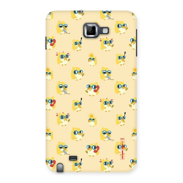 Yellow Parrot Back Case for Galaxy Note