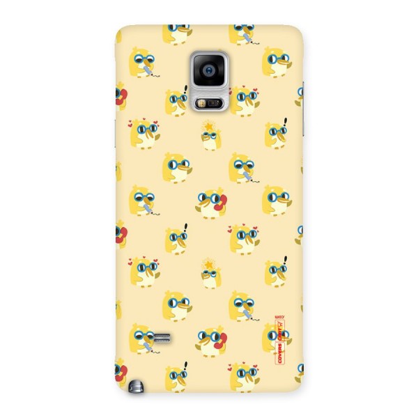 Yellow Parrot Back Case for Galaxy Note 4