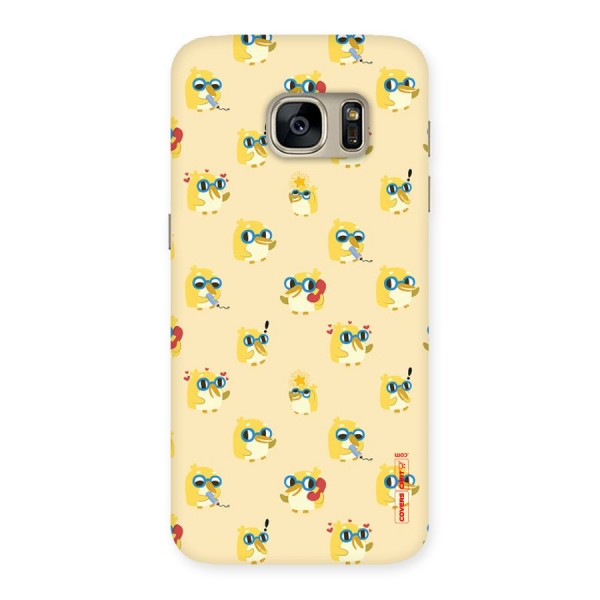 Yellow Parrot Back Case for Galaxy S7