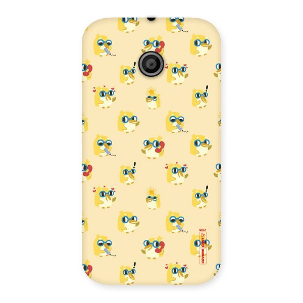 Yellow Parrot Back Case for Moto E