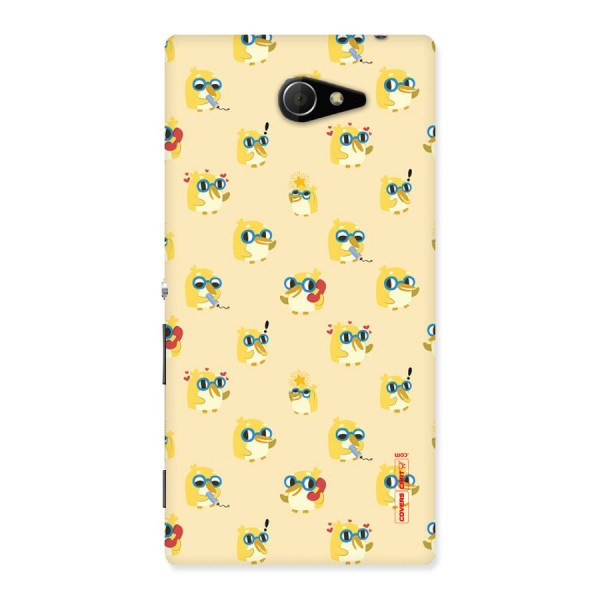 Yellow Parrot Back Case for Sony Xperia M2