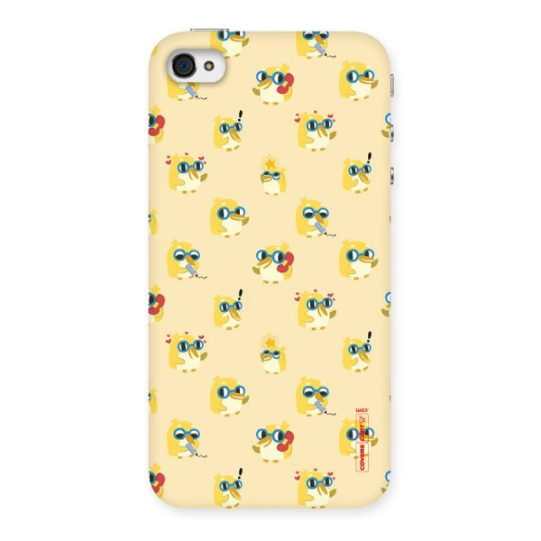 Yellow Parrot Back Case for iPhone 4 4s