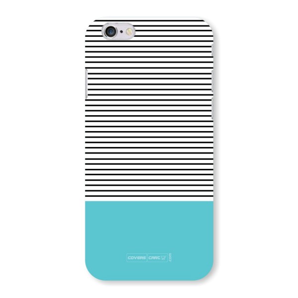 Deep Sky Blue Stripes Back Case for iPhone 6