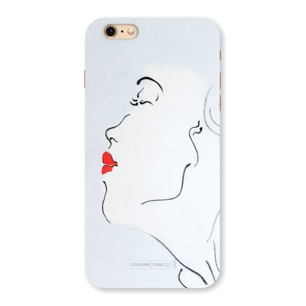 Girl in Red Lipstick Back Case for iPhone 6 Plus