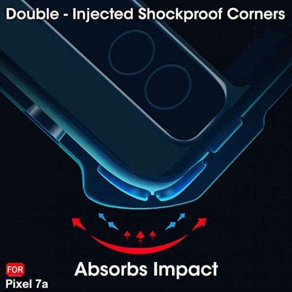 ShockProof Transparent Ultra Hybrid Clear Classic Back Case for Google Pixel 7a