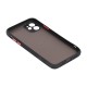 Dark Frosted Translucent Matte (with Raised Camera Protection) Classic Back Case for iPhone 11