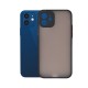 Dark Frosted Translucent Matte (with Raised Camera Protection) Classic Back Case for iPhone 12