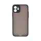 Dark Frosted Translucent Matte (with Raised Camera Protection) Classic Back Case for iPhone 12