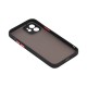 Dark Frosted Translucent Matte (with Raised Camera Protection) Classic Back Case for iPhone 12