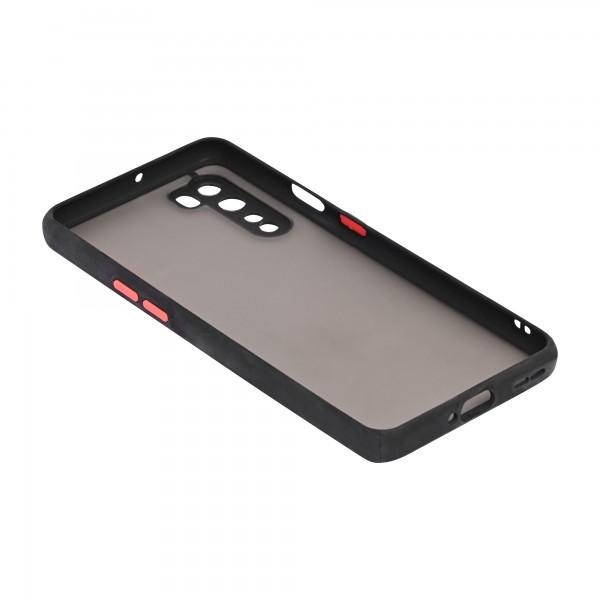 Dark Frosted Translucent Matte (with Raised Camera Protection) Classic Back Case for OnePlus Nord