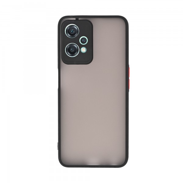 Dark Frosted Translucent Matte (with Raised Camera Protection) Classic Back Case for OnePlus Nord CE 2 Lite 5G
