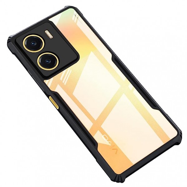 ShockProof Transparent Ultra Hybrid Clear Classic Back Case for Vivo T2x