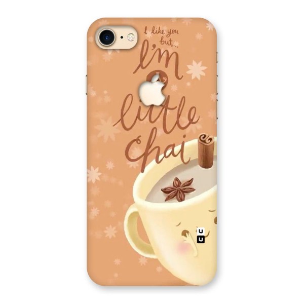 A Little Chai Back Case for iPhone 7 Apple Cut