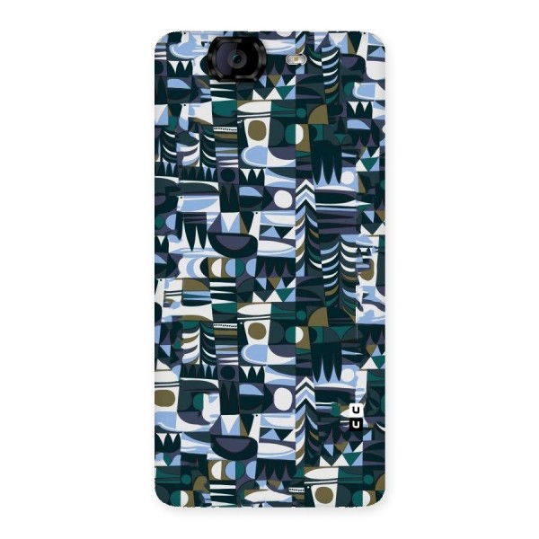 Abstract Blues Back Case for Canvas Knight A350