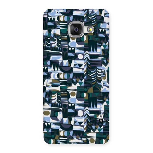 Abstract Blues Back Case for Galaxy A3 2016