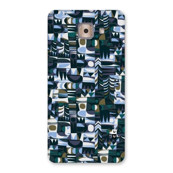 Abstract Blues Back Case for Galaxy J7 Max