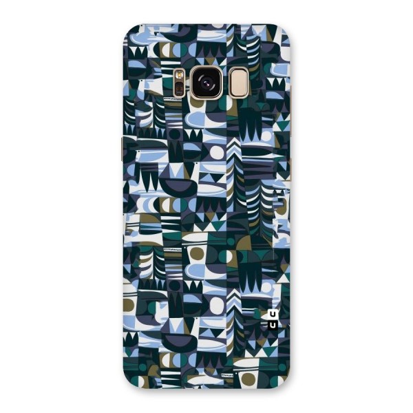 Abstract Blues Back Case for Galaxy S8