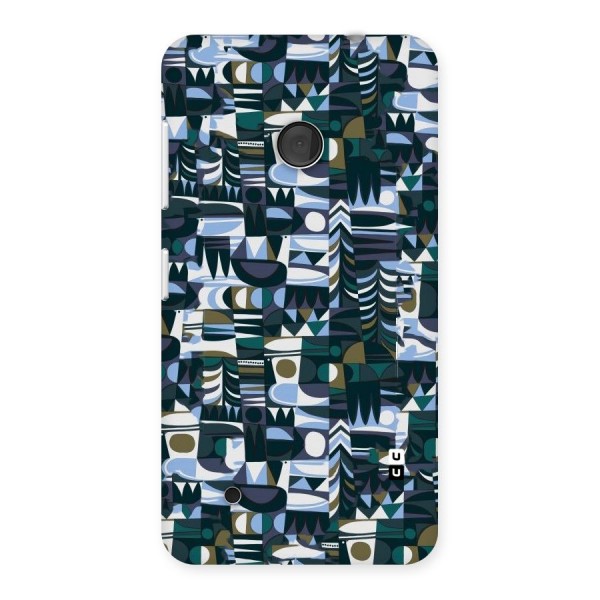 Abstract Blues Back Case for Lumia 530