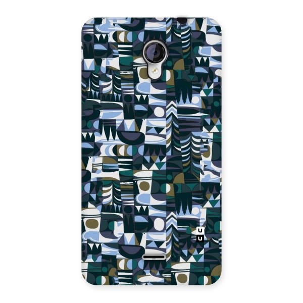 Abstract Blues Back Case for Micromax Unite 2 A106