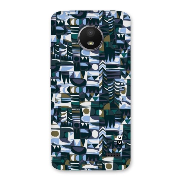 Abstract Blues Back Case for Moto E4