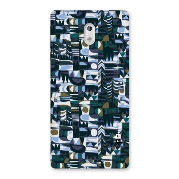 Abstract Blues Back Case for Nokia 3