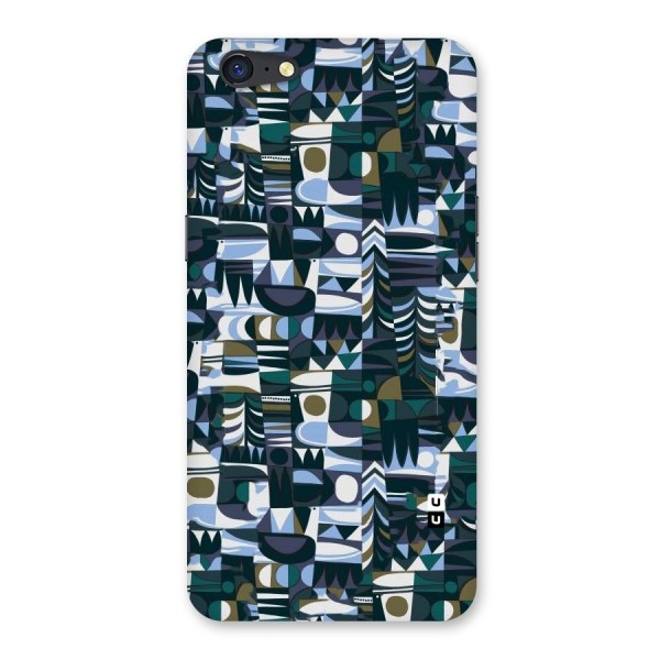 Abstract Blues Back Case for Oppo A71