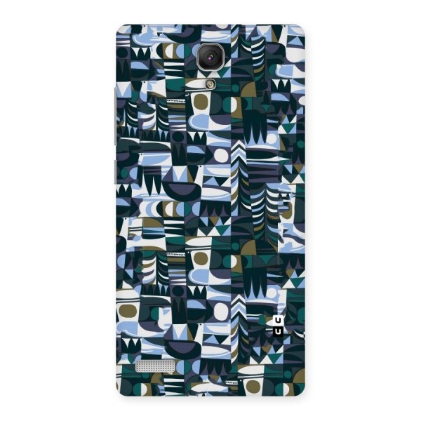 Abstract Blues Back Case for Redmi Note