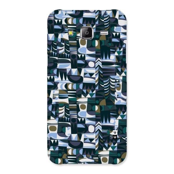 Abstract Blues Back Case for Samsung Galaxy J5