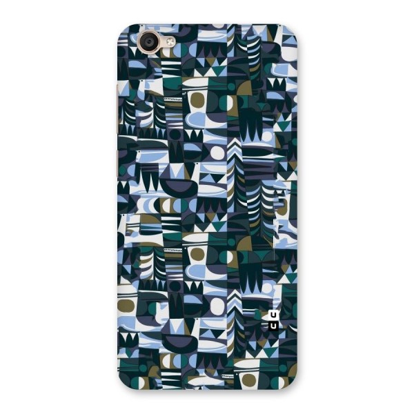 Abstract Blues Back Case for Vivo Y55s