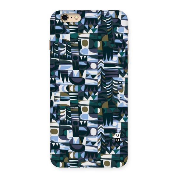 Abstract Blues Back Case for iPhone 6 Plus 6S Plus