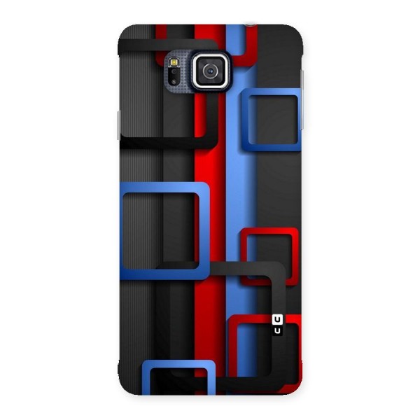 Abstract Box Back Case for Galaxy Alpha