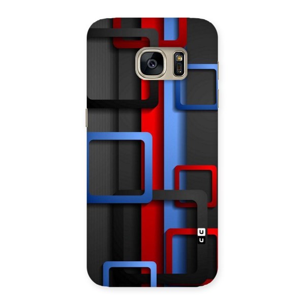 Abstract Box Back Case for Galaxy S7