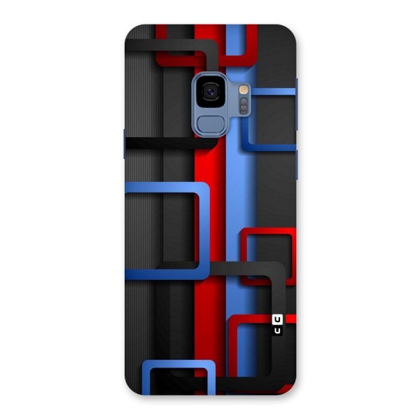 Abstract Box Back Case for Galaxy S9