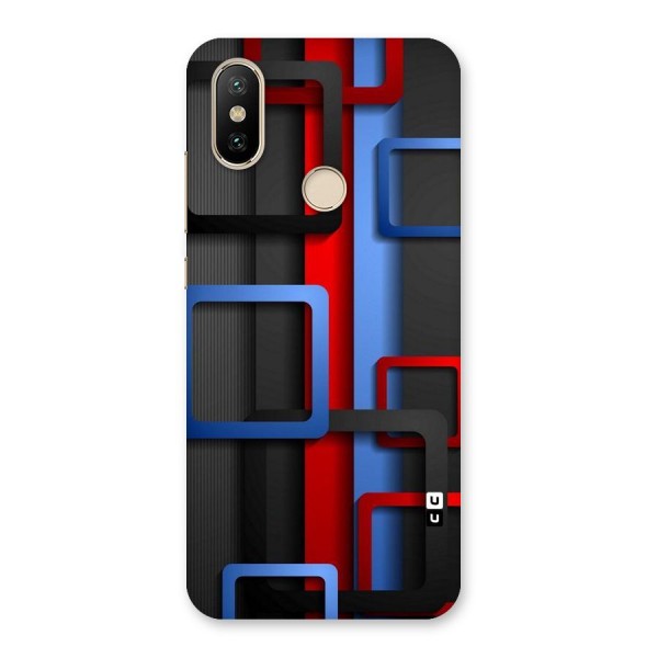 Abstract Box Back Case for Mi A2