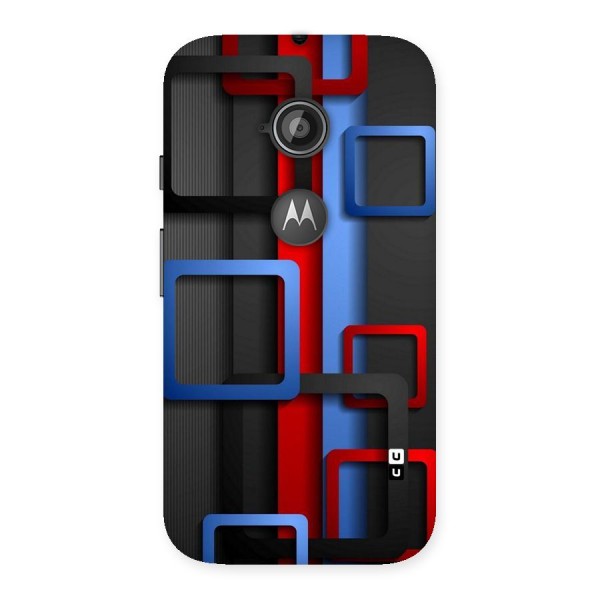 Abstract Box Back Case for Moto E 2nd Gen