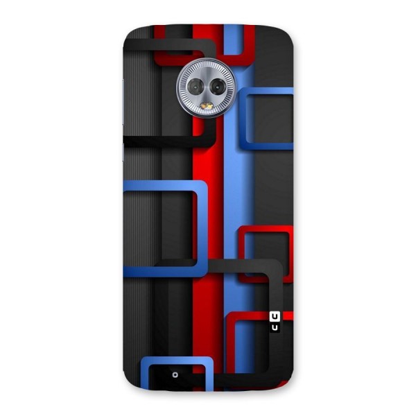 Abstract Box Back Case for Moto G6