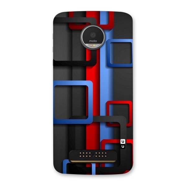 Abstract Box Back Case for Moto Z Play