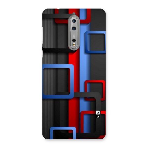 Abstract Box Back Case for Nokia 8