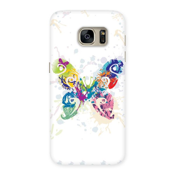 Abstract Butterfly Back Case for Galaxy S7