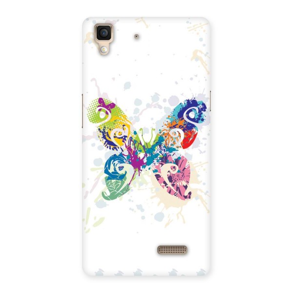 Abstract Butterfly Back Case for Oppo R7