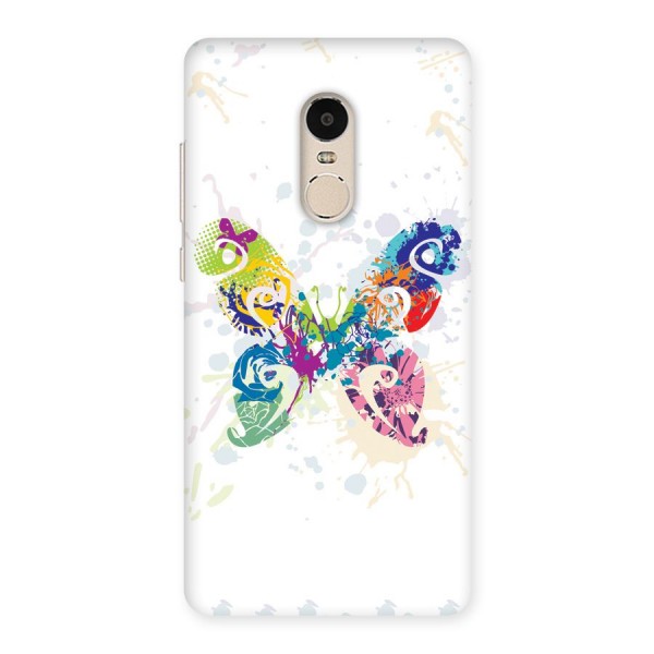 Abstract Butterfly Back Case for Xiaomi Redmi Note 4