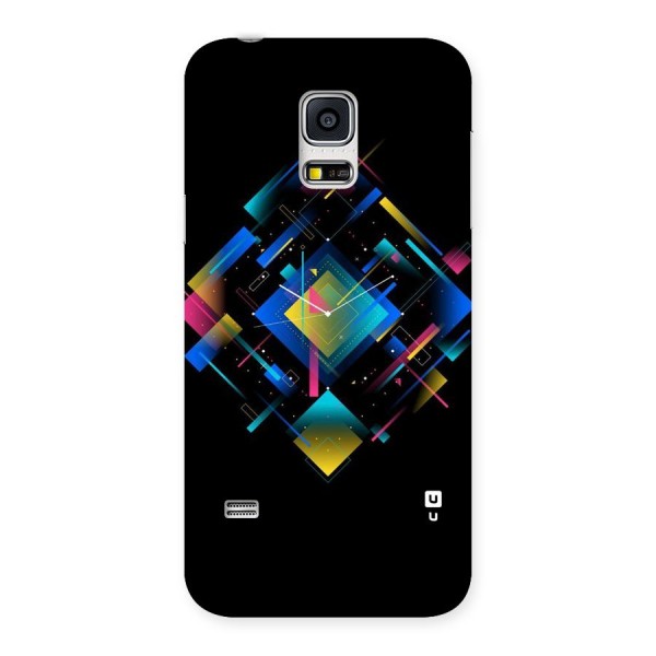 Abstract Clock Back Case for Galaxy S5 Mini