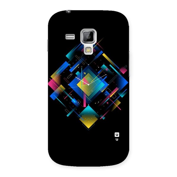 Abstract Clock Back Case for Galaxy S Duos